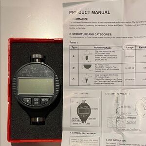 Digital Shore Hardness Tester - Black